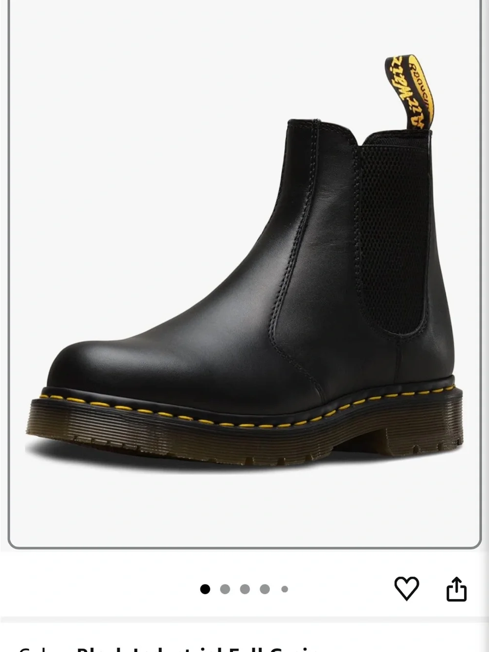 Dr. Martens Anti Slip Chelsea Ankle Boots Unisex Adult 2976 Sr - Picture 8 of 8